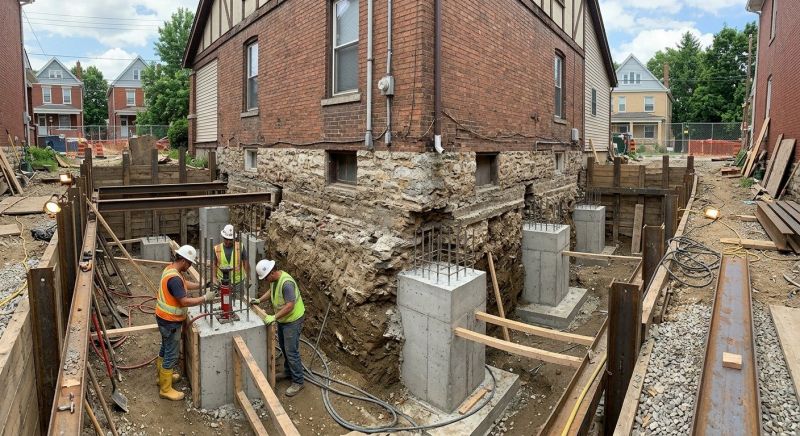 Structural Underpinning in Waterbury, CT